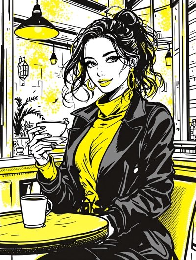 漂亮的她